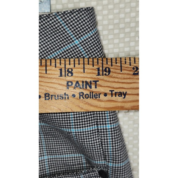 Puma SportLifestyle Golf‎ Pants Mens 36x30 Plaid Checkered Gray Blue Casual - Picture 6 of 11